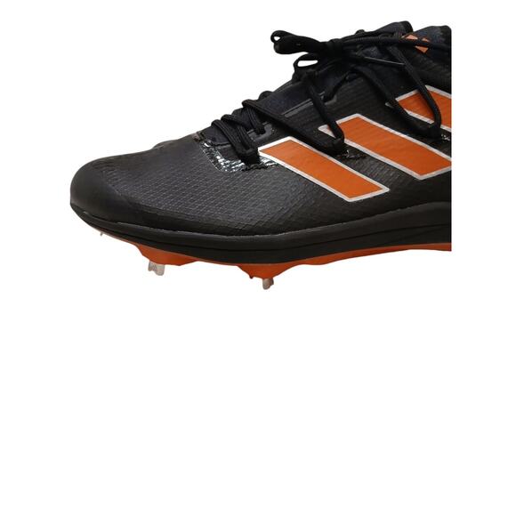 Adidas Adizero Baseball Cleats Men\'s Sz 13.5 Afterburner Black Orange BRAND NEW! main image 11